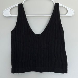 Free People Ribbed Crop Top